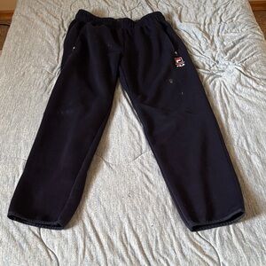 Fila Navy Sweatpants with Logo